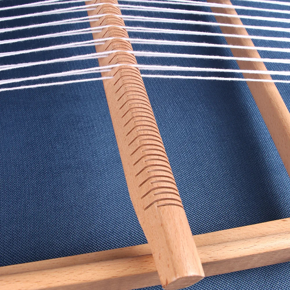 Wooden Weaving Loom Frame – Beechwood, 3 Sizes, Tapestry & Carpet Weaving Tool
