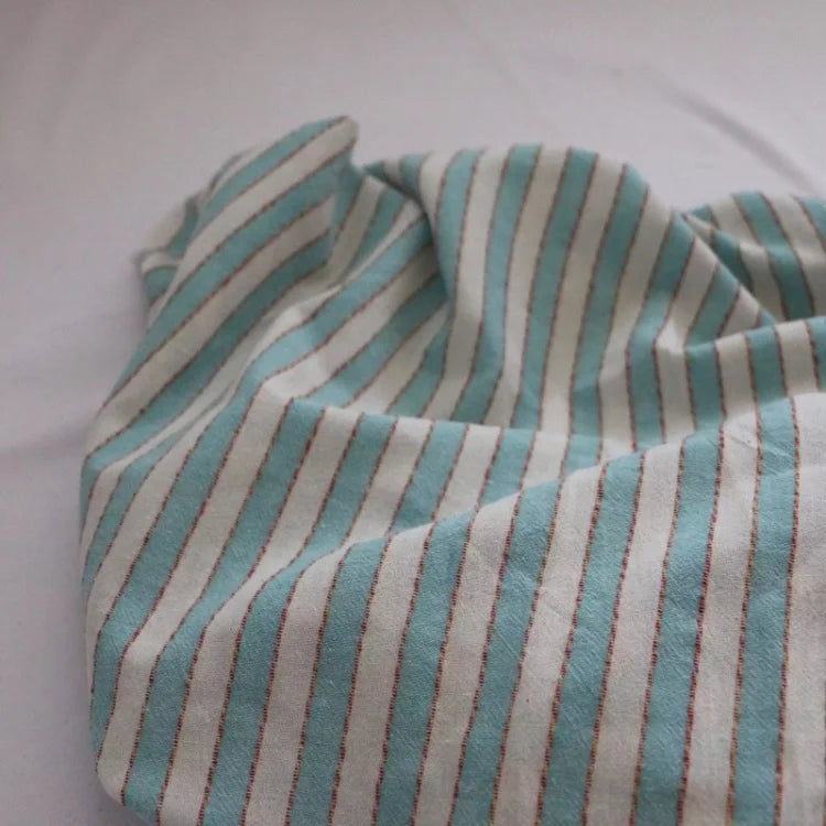 Retro Striped 100% Cotton Fabric – 55" Wide, Sold by the Half Meter | Shirts, Dresses & Quilting