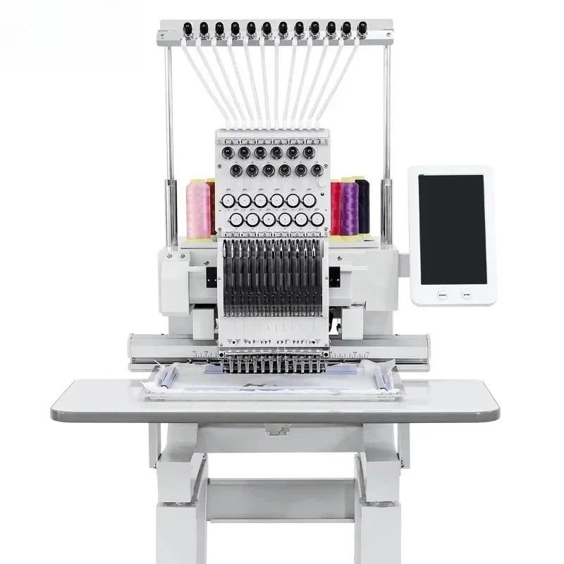 Single Head Multi-Needle Embroidery Machine | 350×230mm | Computer Controlled