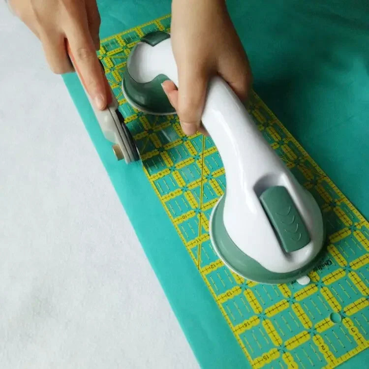 Quilting Ruler Handle with Strong Suction – Patchwork & Quilting Tool, 6 Colors