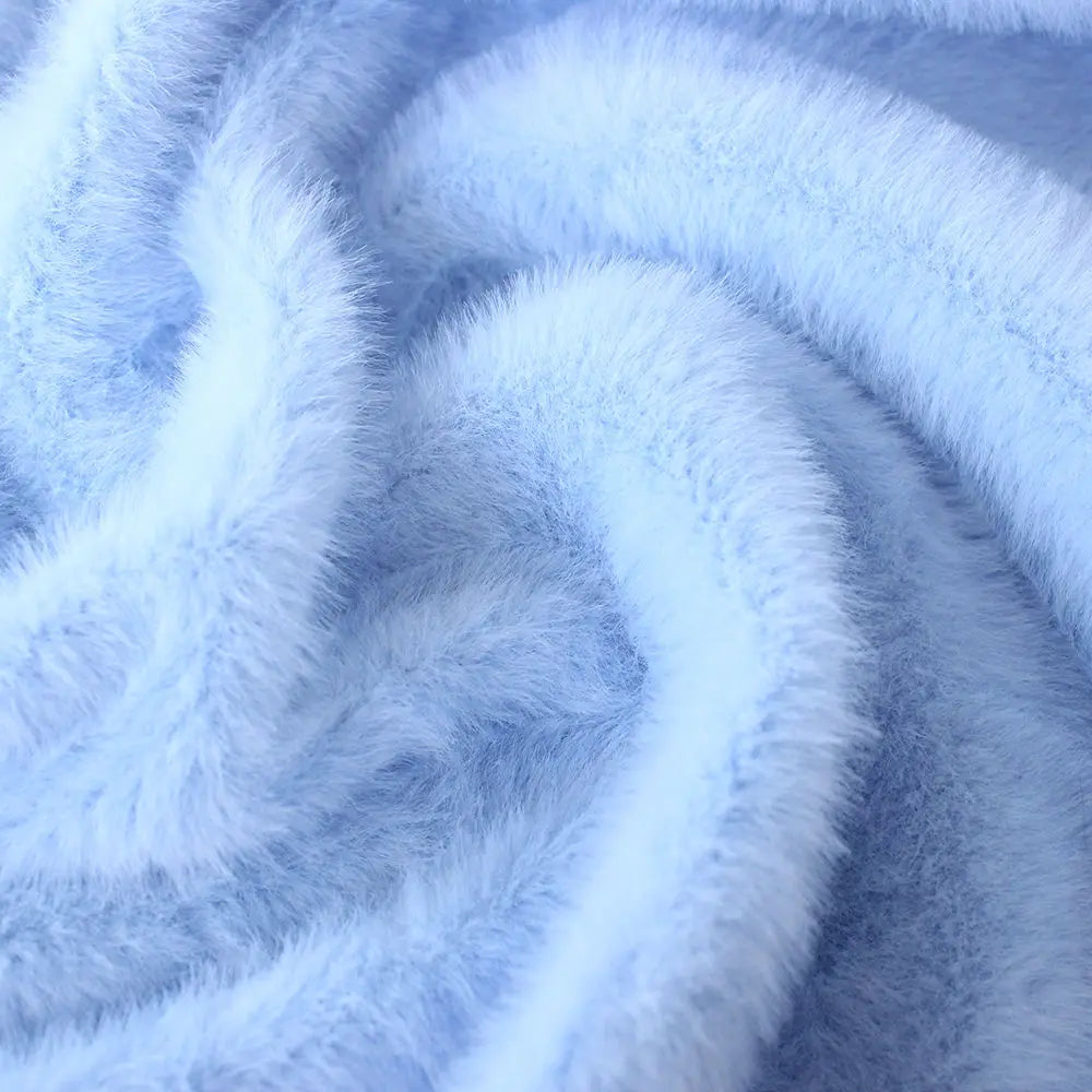 Soft Faux Fur Plush Fabric – 100% Polyester, 165cm Wide – For Apparel, Toys, Quilting & Winter Crafts