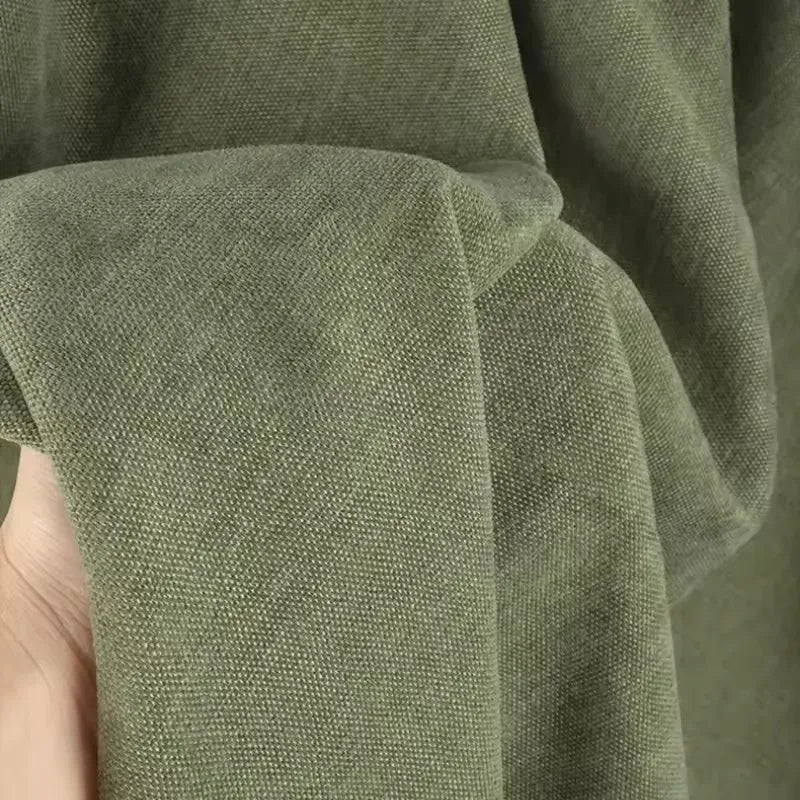 Chenille Velvet Upholstery Fabric – Soft Textured Poly-Cotton, 145cm Wide, Sold by the Meter – For Sofas, Pillows & Home Décor