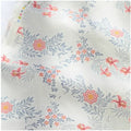 Floral Print Cotton Canvas Fabric – 100% Cotton, 110 cm Wide