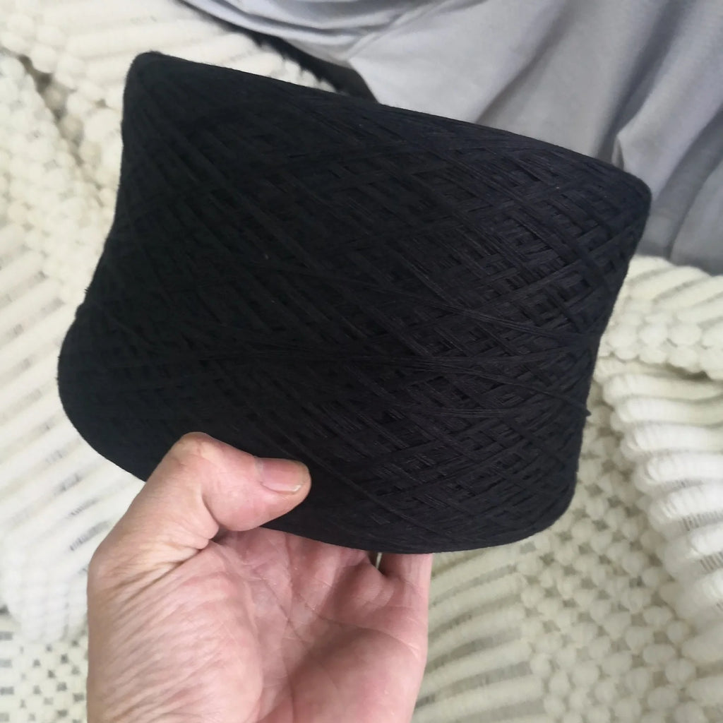 Cotton Yarn Thread for Knitting, Non-Bleached, Raw Algodon Line, Baby, Children's DIY, Handknitting, Scarf Sweaters, 500g/Ball