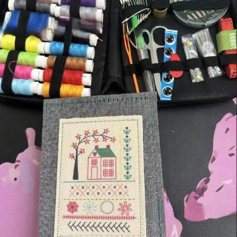 Embroidery & Cross-Stitch Starter Kit – Needlework Sample Pages & Toolkit