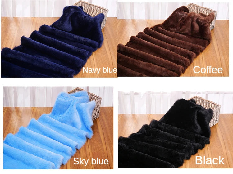 Faux Fur Plush Fabric – Thick 100% Polyester, 180cm Wide, Sold by the Meter – For Coats, Bags, Scarves & Winter Crafts