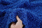 Teddy Plush Imitation Wool Fleece Fabric – 50x50cm | Soft Warm Fabric for Dolls, Pet Clothes & DIY Sewing