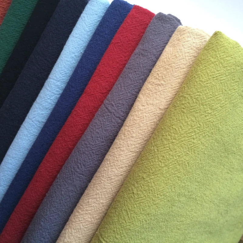 Cotton Linen Crepe Fabric – Skin Texture, 137cm Wide, 230g/m | Clothing, Curtains & Home Décor