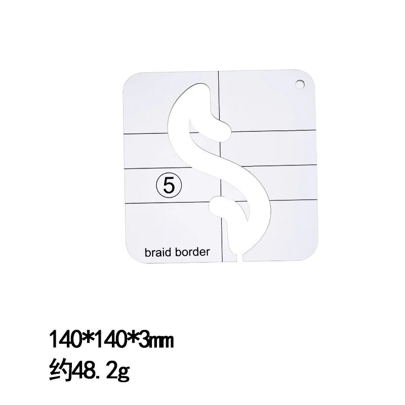 Acrylic Free Motion Quilting Ruler Templates – 13 Shapes for Domestic Sewing Machines