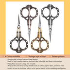 Tijeras de Costura y Manualidades Estilo Vintage – Acero Inoxidable Decorativo, 11,4 cm