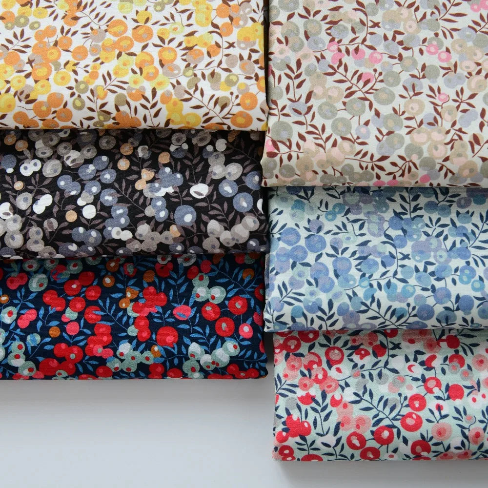 Small Floral Print 100% Cotton Poplin Fabric | 145cm Wide | 145×50cm per Piece