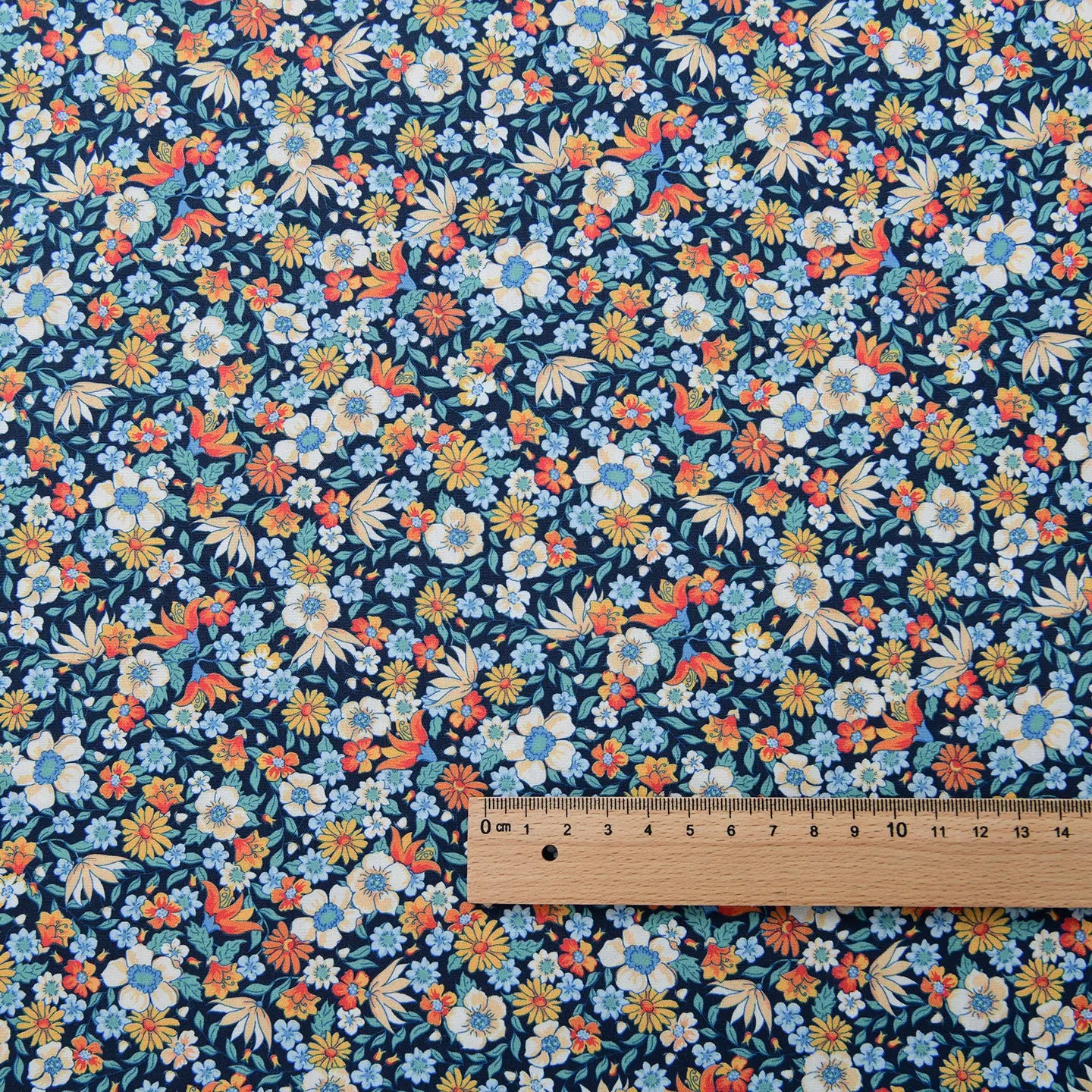 Printed Cotton Poplin Fabric By the Meter – Soft Breathable 100% Cotton for Quilting, Clothing & DIY