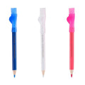 Water-Soluble Fabric Chalk Pencils with Brush Cap – 3-Pack (Red, White & Blue)
