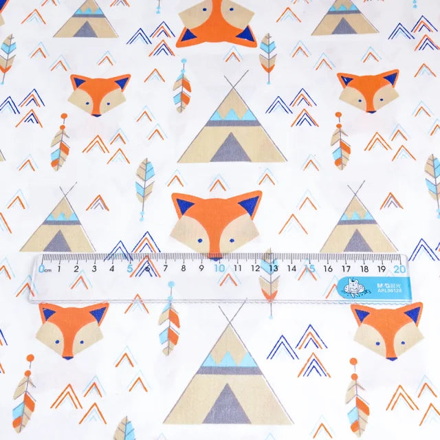 Booksew Cotton Fabric Fat Quarter – Floral, Animal & Cartoon Prints, 20×25cm