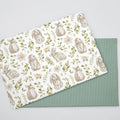 Tela - 40 Tiras Precortadas (6.35 X 49.78 cm) para Quilting y Costura, Surtido de 20 Estampados Florales, Material 100%,