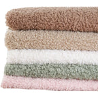 Teddy Plush Imitation Wool Fleece Fabric – 50x50cm | Soft Warm Fabric for Dolls, Pet Clothes & DIY Sewing