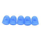 5 unids/lote dedales de silicona multifuncionales ahuecados transpirables manga protectora de dedo accesorios de costura DIY