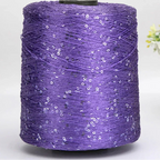 500G Hilo Fantasía de Lentejuelas Brillantes – Para Tejer a Mano y Ganchillo | Lentejuela de 3mm | 25 Colores