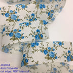 Floral Printed Fabric Ribbon – 10-Yard Roll