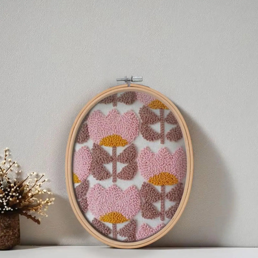 Oval Embroidery Hoops — Set of 3