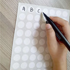 Etiquetas Adhesivas para Diamond Painting — Pegatinas de Puntos Redondos y Cuadrados para Almacenamiento