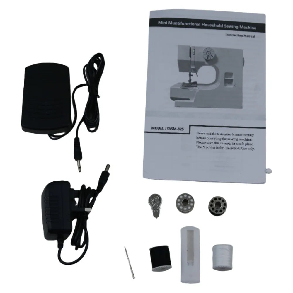 825 Semi-Auto Electric Sewing Machine – 12 Stitches, Beginner Friendly, All Fabrics