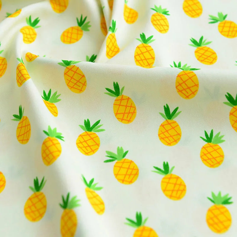 Floral Printed 100% Cotton Twill Fabric – 63" Wide, Sold by the Half Meter | Quilts, Bedding & DIY Sewing