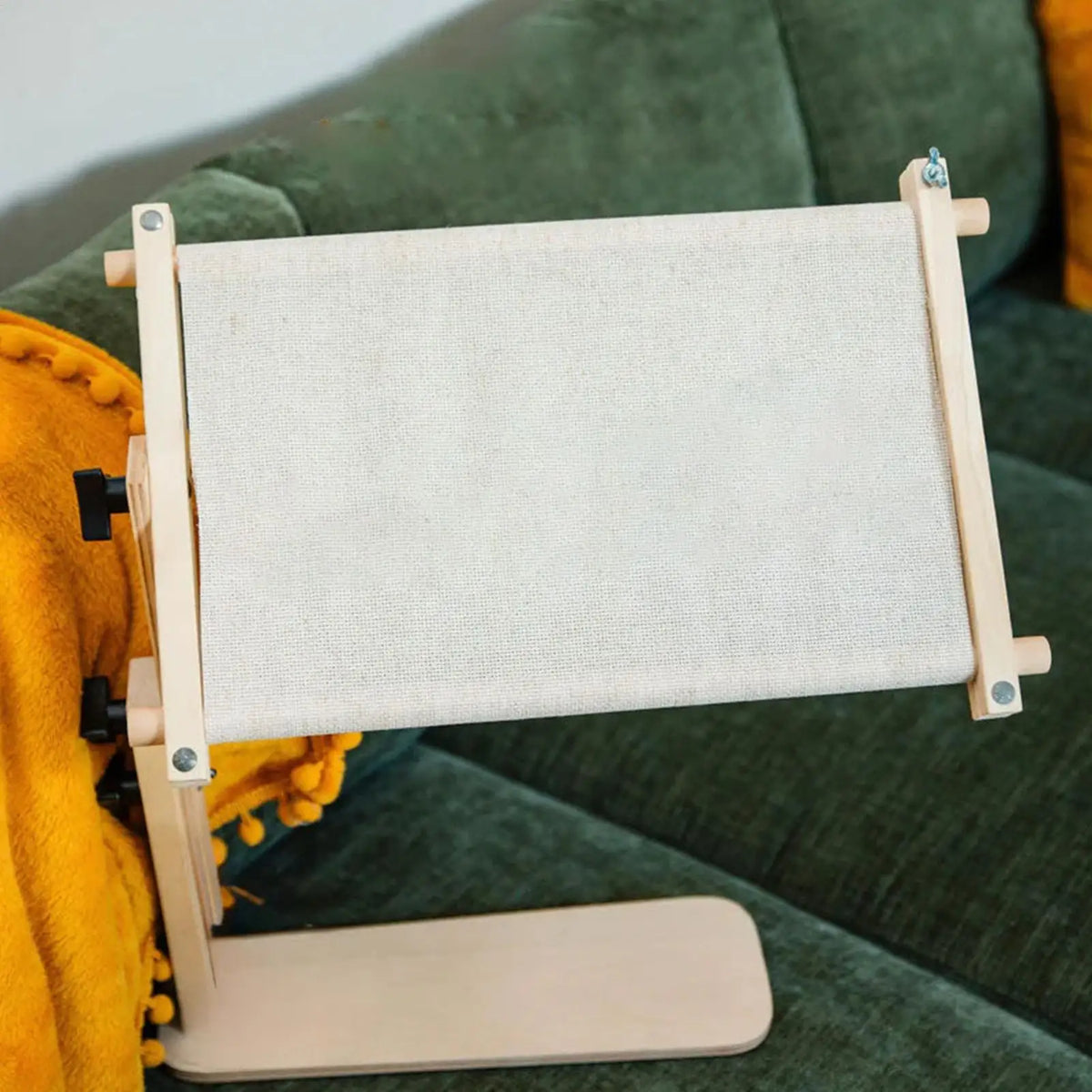Adjustable Wooden Embroidery Hoop Stand – 2 Sizes
