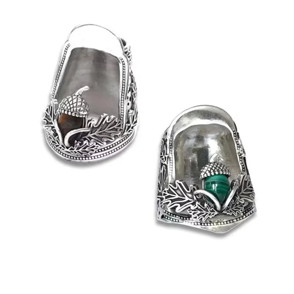 Acorn Thimble Adjustable Metal Finger Protector for Hand Sewing & Quilting