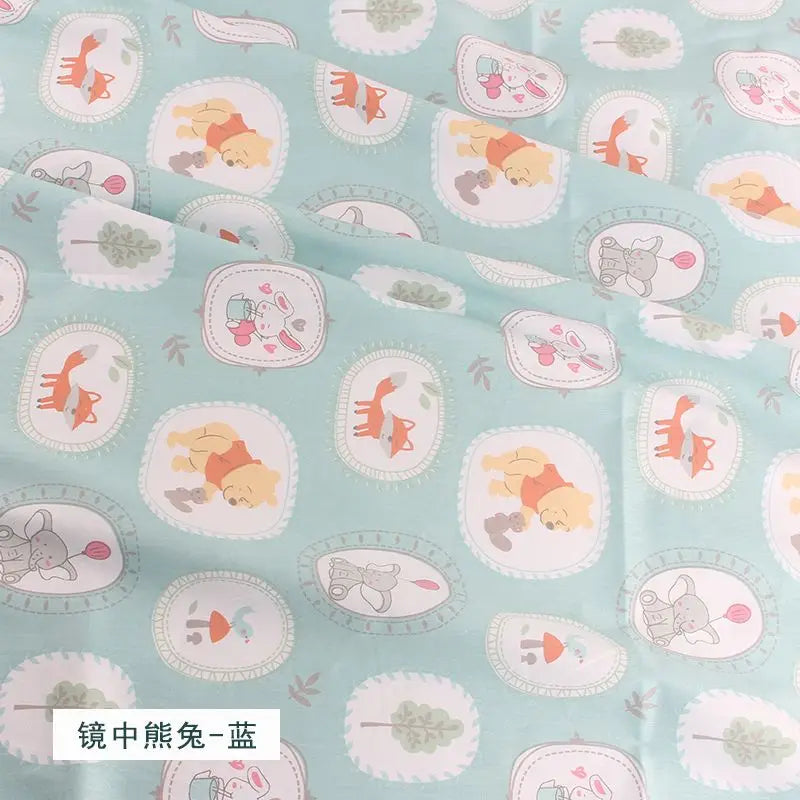 Pure Cotton AB Face Fabric – Cartoon Printed for Baby & Children's Clothing, Bedding & Quilting