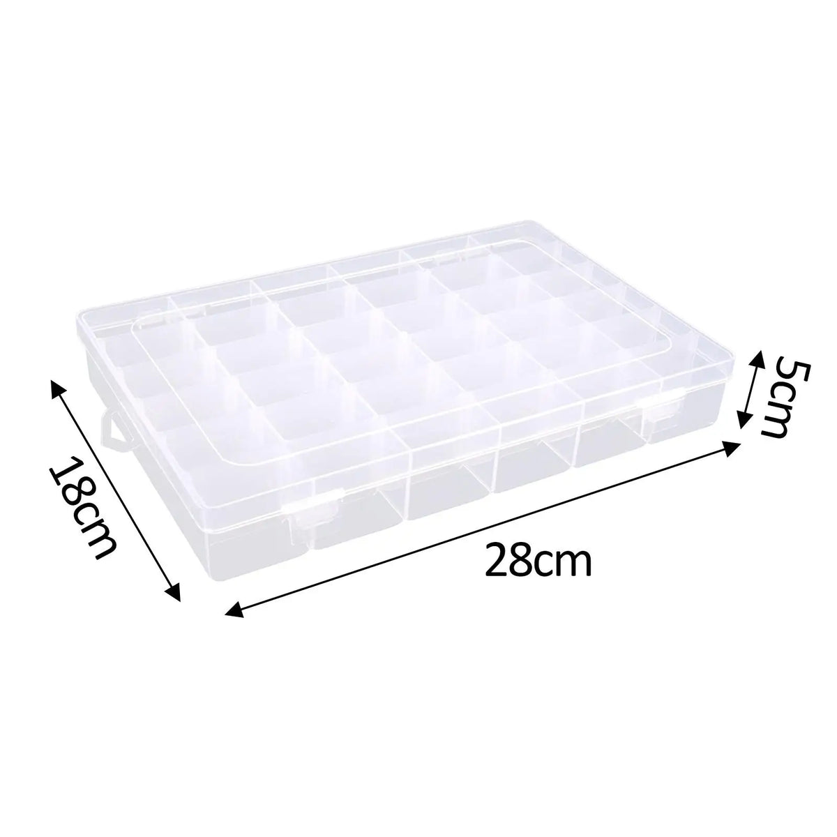 Sewing Thread Storage Box Organizer Portable Compartments Carry Case Empty Threads Spools Box for Beads Embroidery Threads