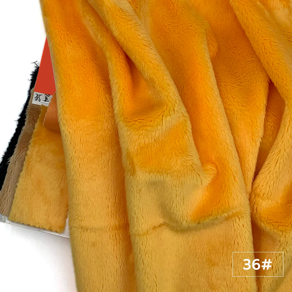 5mm Plush Faux-Fur Fabric – Soft Pile, 45x50cm, 30 Colors