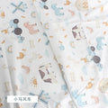 Pure Cotton AB Face Fabric – Cartoon Printed for Baby & Children's Clothing, Bedding & Quilting