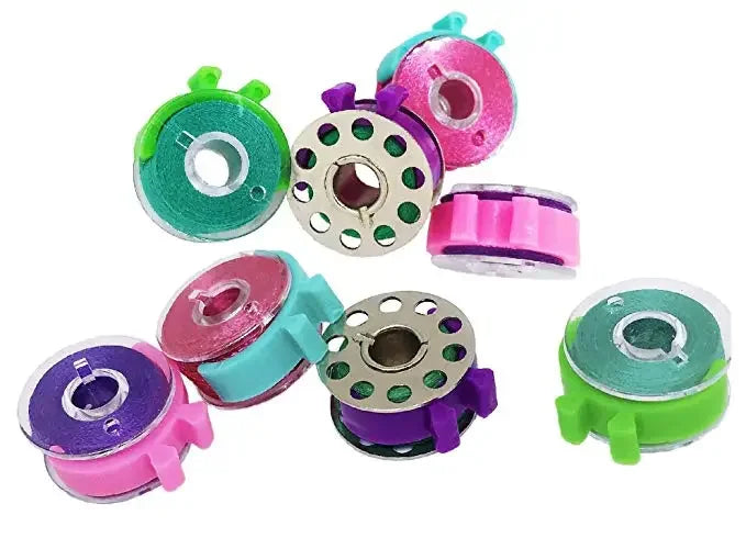 Bobbin Buddies — Clips y soportes coloridos para canillas para costura, acolchado y bordado