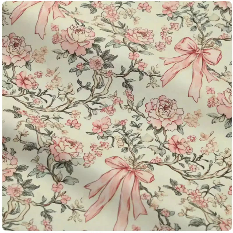 Fabric - 40 Precut Strips (6.35 X 49.78 cm) for Quilting And Sewing, 20 Floral Prints Assortment, 100% Material,