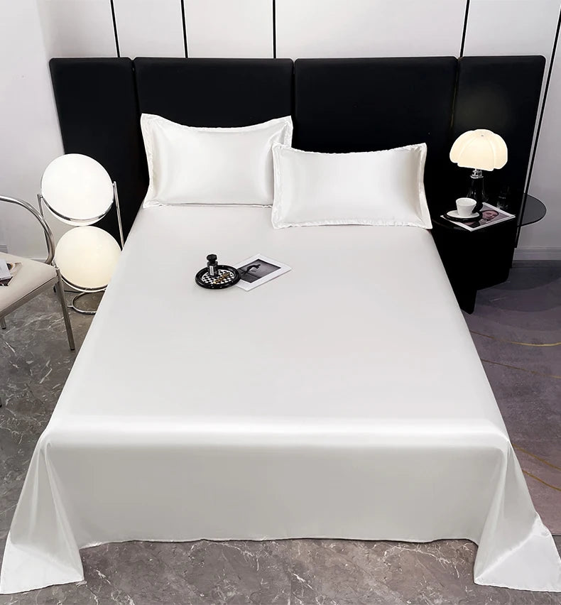 Polyester Flat Bed Sheets – 1-Piece or 3-Piece Sets