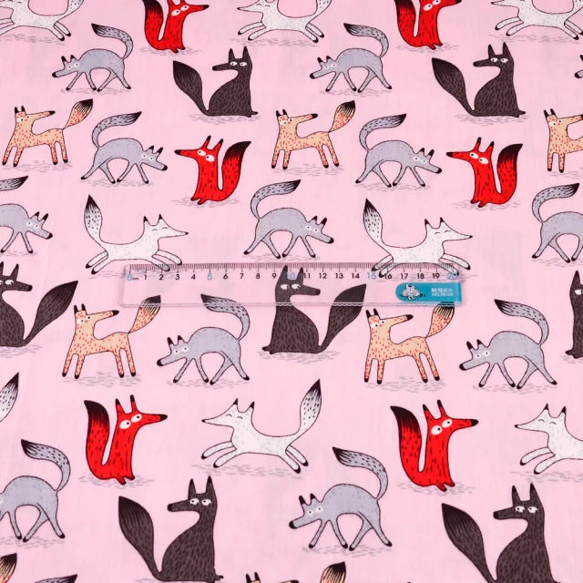 Booksew Cotton Fabric Fat Quarter – Floral, Animal & Cartoon Prints, 20×25cm
