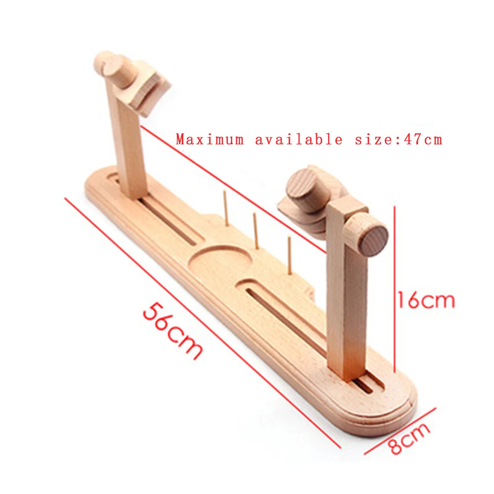 Adjustable Wooden Desktop Embroidery Stand – 3 Colors
