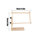 Adjustable Wooden Embroidery Hoop Stand – 2 Sizes