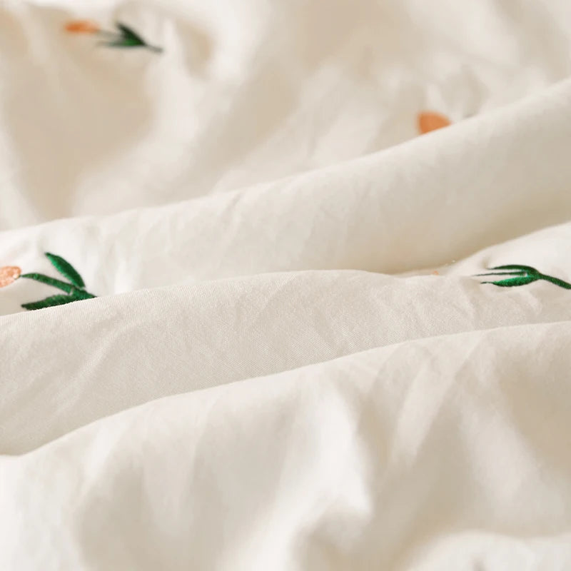 Super Thick Quilted Embroidered Mattress Pad Cover – Single, Queen & King Sizes