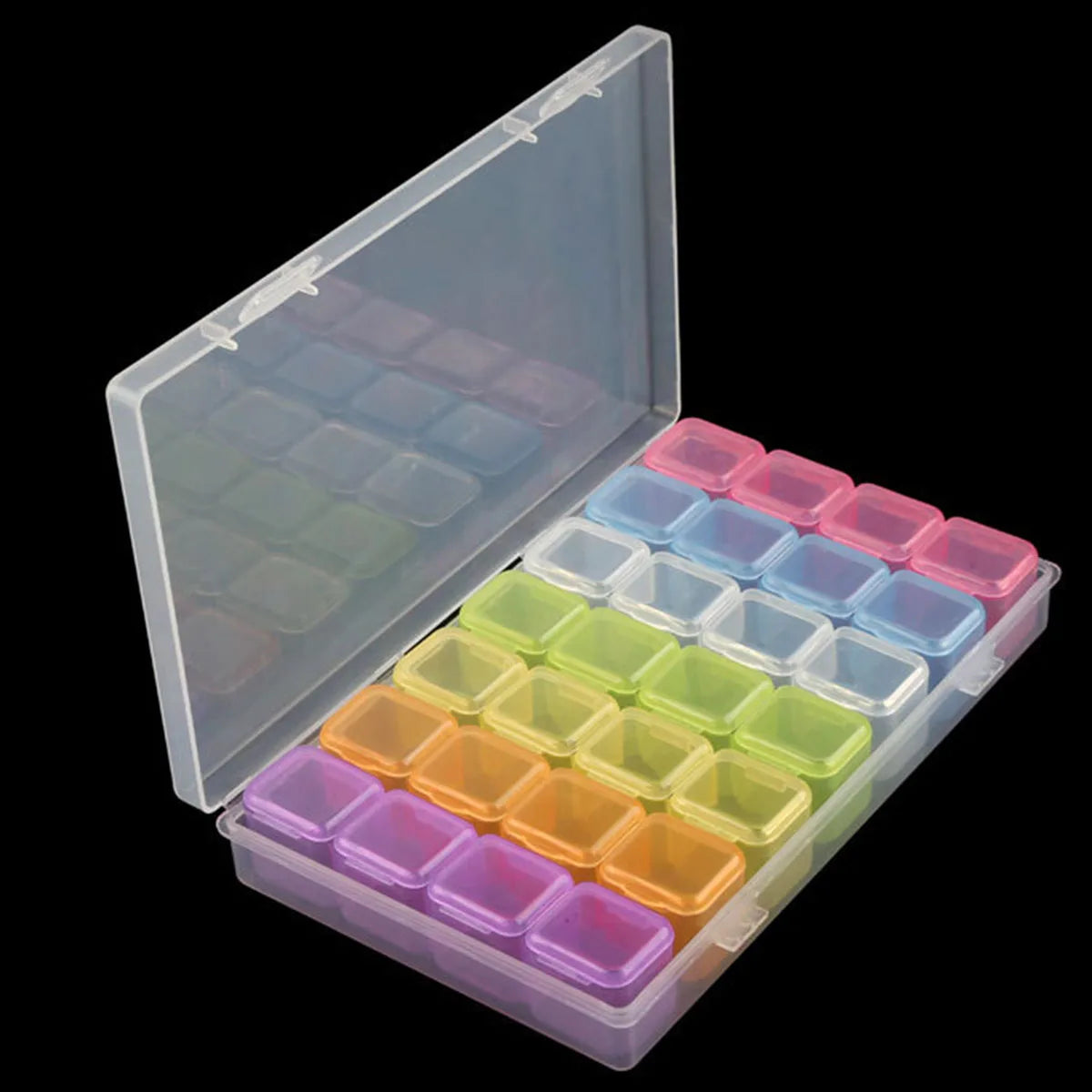 Bead & Diamond Painting Storage Box – 28 to 64 Compartments