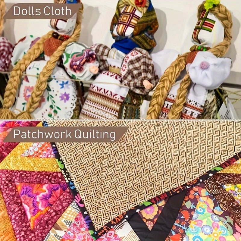 WENYUYA 5-Piece African Ethnic Print Fat Quarters – Organic Cotton Precut for Quilting & Patchwork