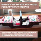 Wooden Expandable Sewing Box with Handle