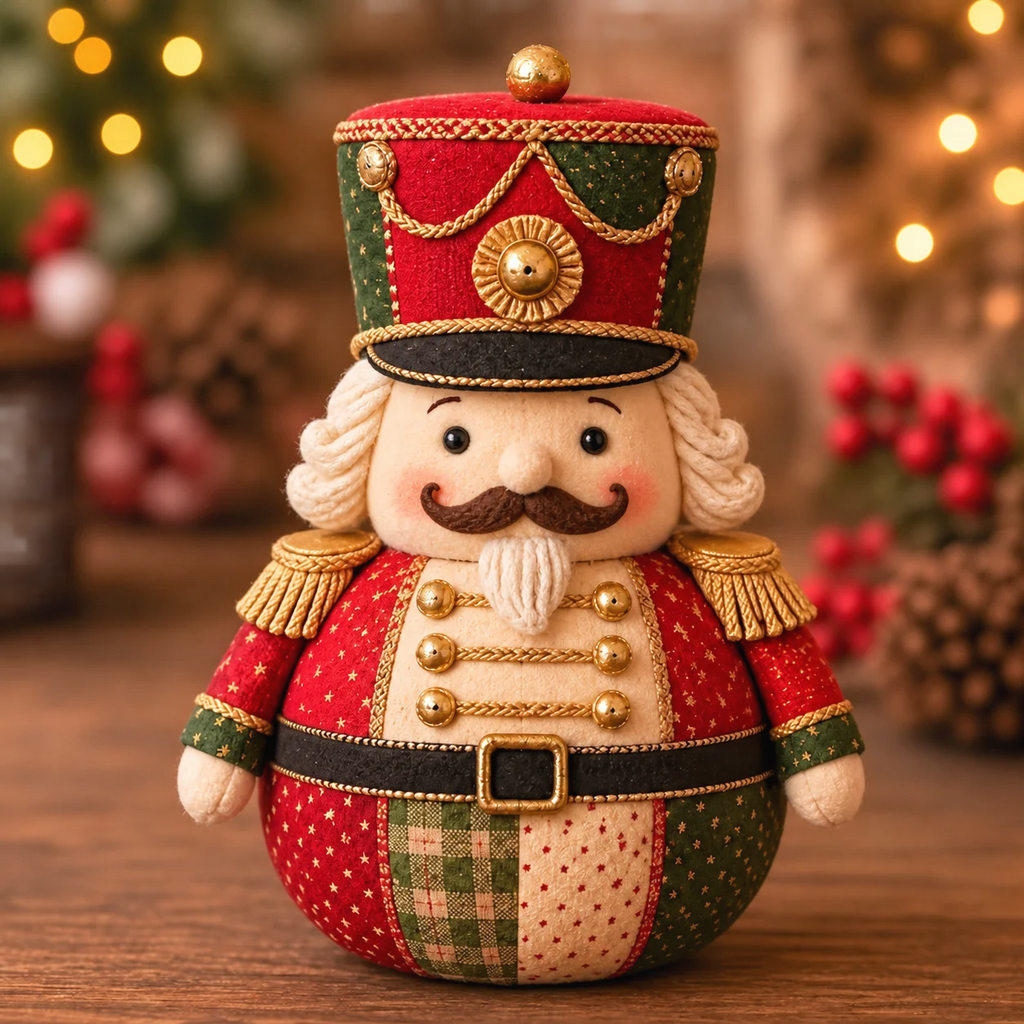 Christmas Patchwork Doll Sewing Kit – 12 Designs