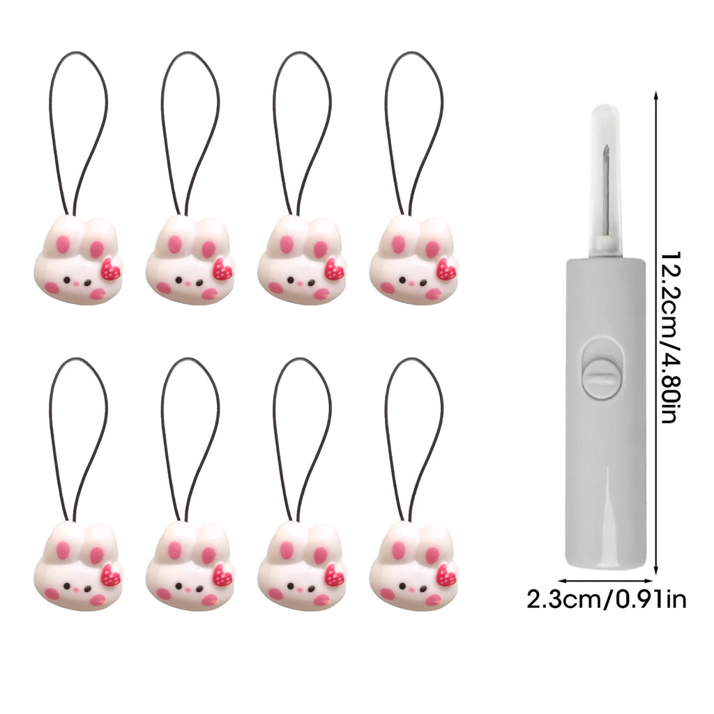 Clips para sujetar edredones y colchas – Paquete de 8 con gancho, estilos de corazón y redondos