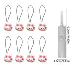 Clips para sujetar edredones y colchas – Paquete de 8 con gancho, estilos de corazón y redondos