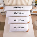 White Long Body Pillow Insert – Soft Polyester Fill, 4 Sizes (48x100 to 48x180cm)