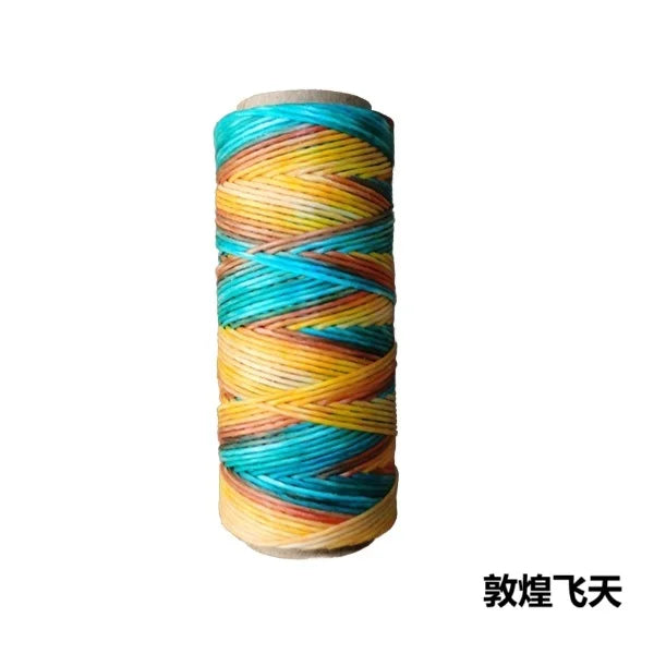 Hilo Redondo de Poliéster Encerado – 0.6mm, Carrete de 50m | 41 Colores | Macramé, Joyería y Marroquinería