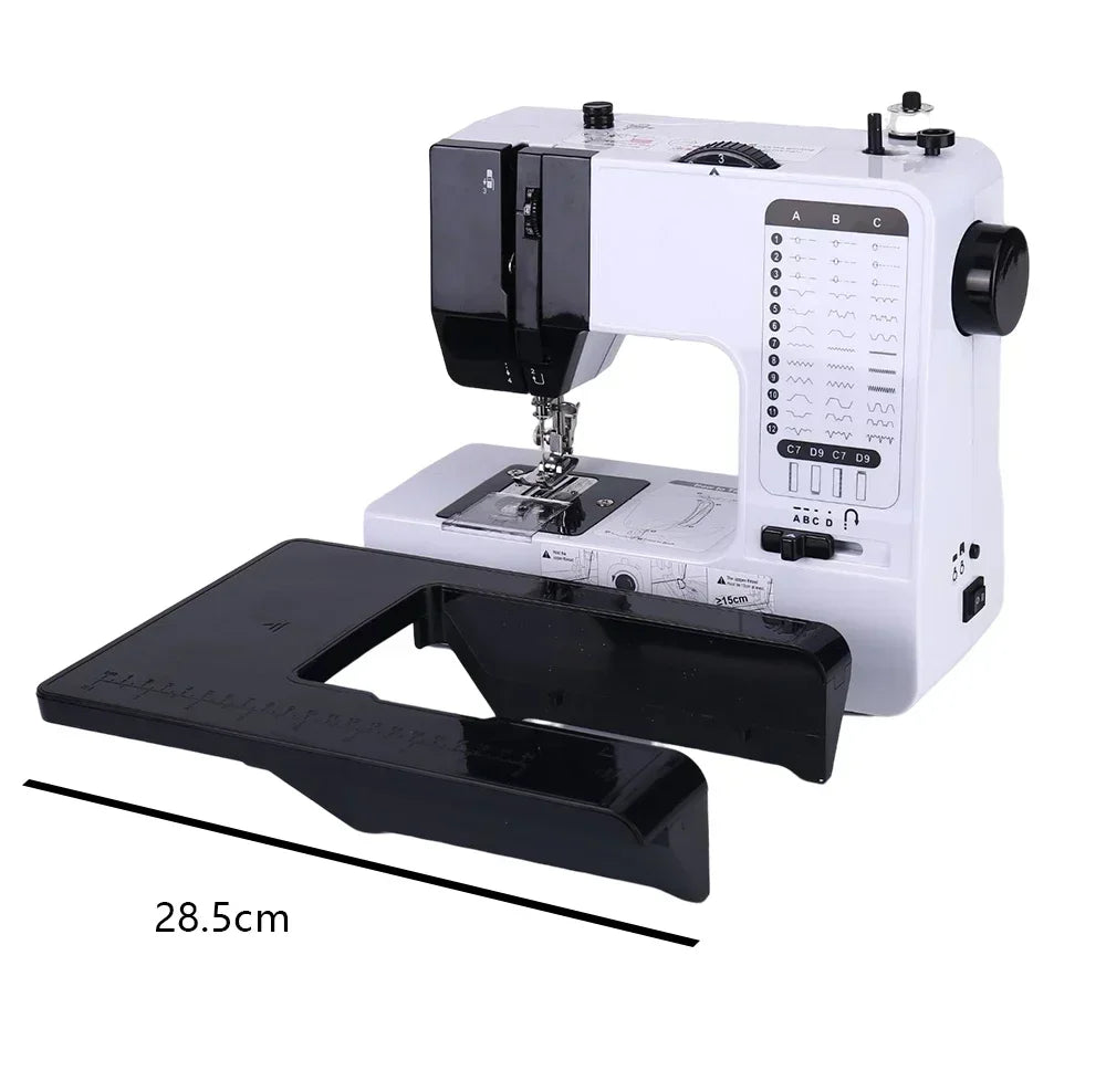 38-Stitch Mini Sewing Machine – Portable, LED Light, Foot Pedal & Bundle Options