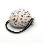 Bonito alfiletero floral – Soporte de algodón colorido para agujas y alfileres de costura | 6x6x3cm